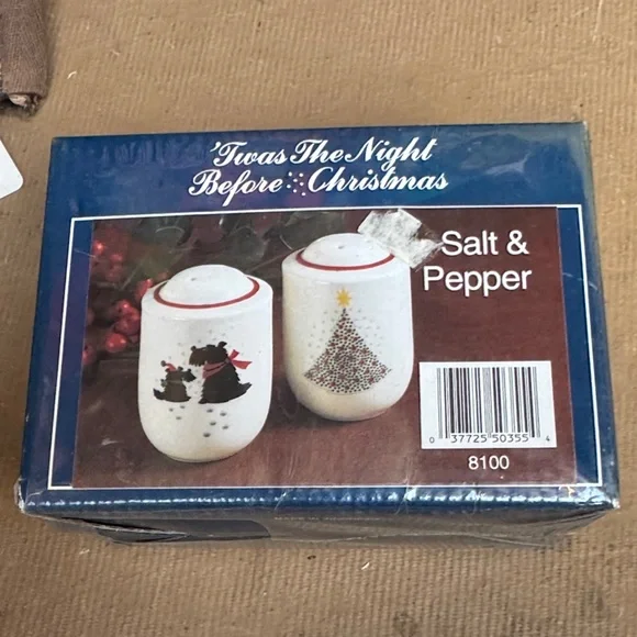 Noritake 'Twas The Night Before Christmas Blue Decorative Box - Picture 6 of 7